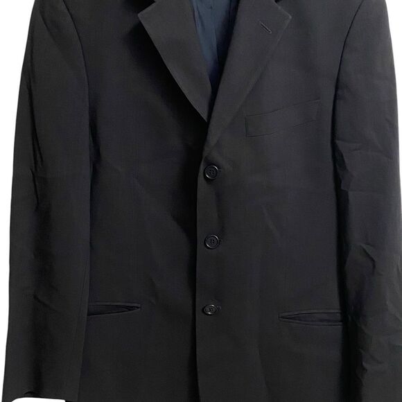 Hugo Boss Einstein Sigma 3-Button Wool Suit Jacket Blazer Men's 36S Navy Preppy - Picture 7 of 15